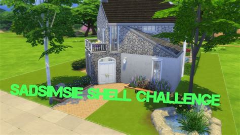 Sadsimsie Shell Challengethe Sims 4speedbuild Youtube