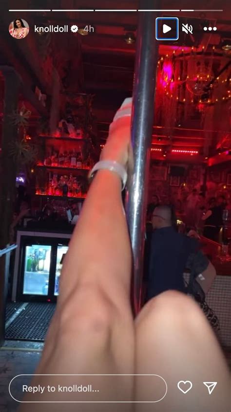 Innocent On Twitter Ex Miss Croatia Writhes Around On Stripper Pole As Boobs Almost Spill Out