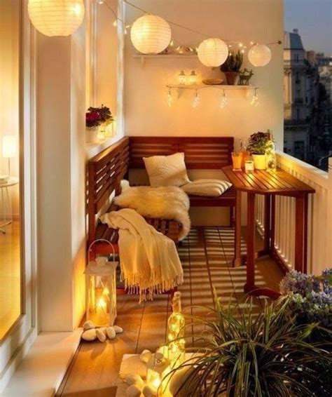 32 Creative And Beautiful Small Balcony With Relax Seating Area