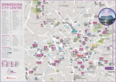 Birmingham City Center Map