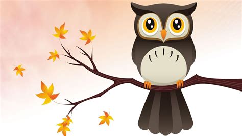 Cartoon Owl Desktop Wallpaper
