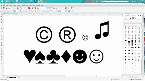 Corel Draw Tips Tricks Finding And Insert Symbols In Your Drawing