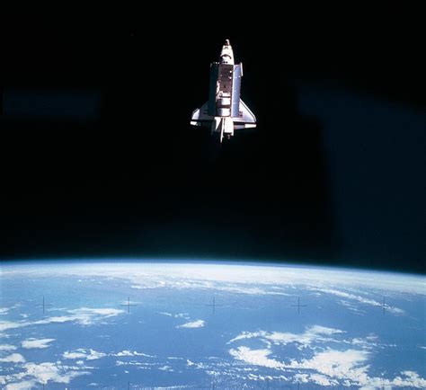 Space Shuttle Challenger During Mission Sts 7 Photograph
