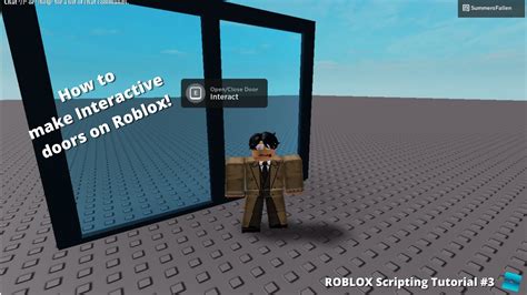 How To Make A Proximity Door On Roblox Roblox Scripting Tutorial