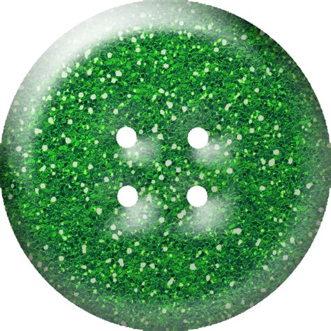Green Glitter Button PNG by clipartcotttage on DeviantArt png image