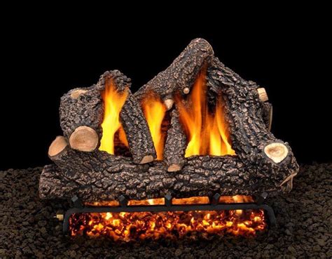 Fireplaces are used for the relaxing ambiance they create and for heating a room. Fake Logs for Gas Fireplace | Gas fireplace logs, Gas ...