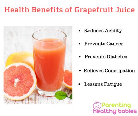 15 Surprising Health Benefits Of Grapefruit Juice Parentinghealthybabies