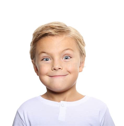 Happy Little Boy Portrait Stock Image Image Of Cheerful 60655103