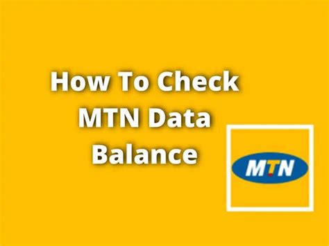 How To Easily Check Your Mtn Data Balance Extra Explore