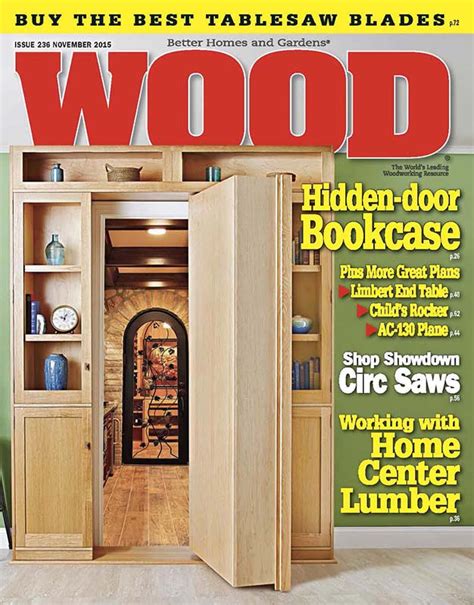 Wood Issue 236 November 2015 Woodworking Plan From Wood Magazine