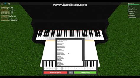 Roblox Piano Songs