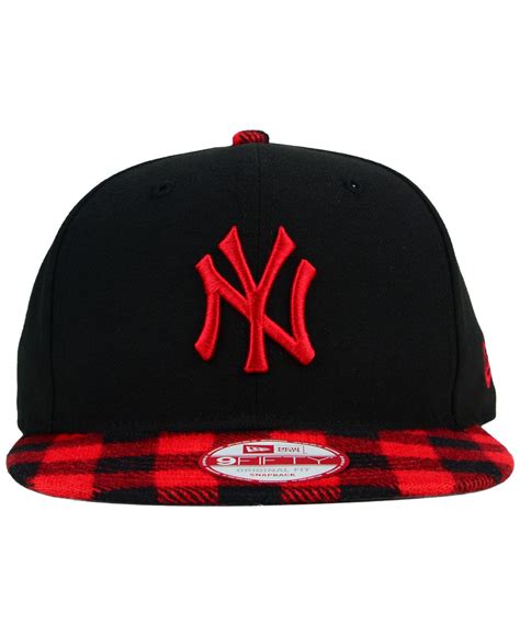 Lyst Ktz New York Yankees Premium Plaid 9fifty Snapback Cap In Red For Men