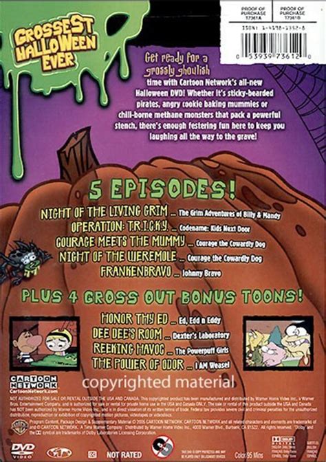 Cartoon Network Halloween Volume 2 Grossest Cartoons