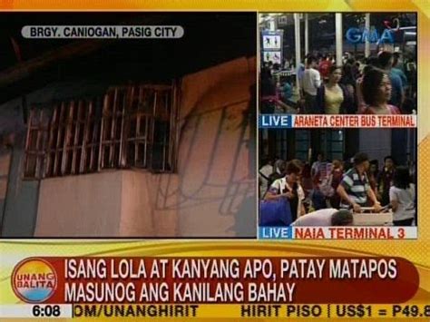 Isang Lola At Kanyang Apo Patay Matapos Masunog Ang Kanilang Bahay Sa Pasig Videos Gma News