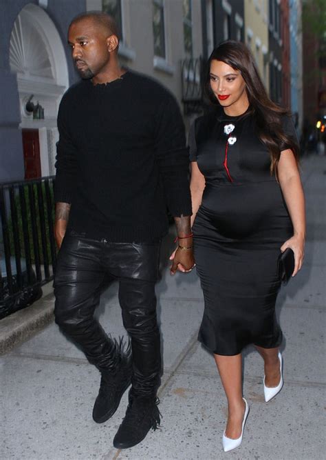 Kanye West On Kim Kardashians Body — He Loves Her Pregnant Curves
