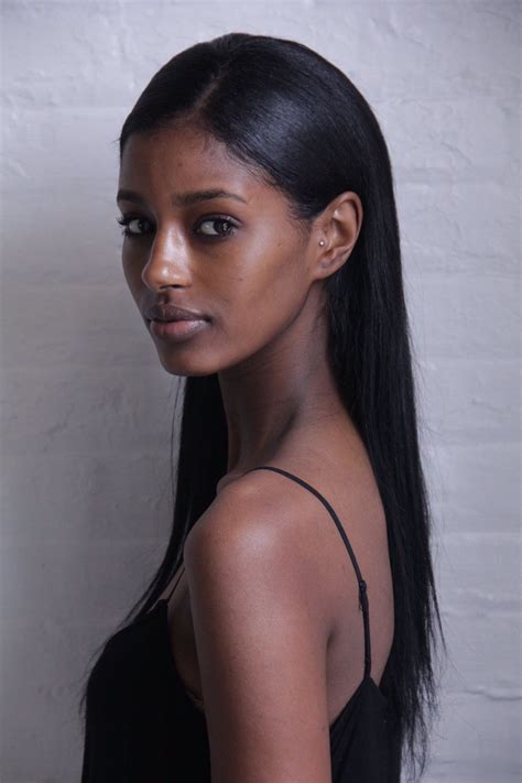 Black is considered by many to be the most elegant color in the world. Straight natural hair | Beautiful dark skinned women ...