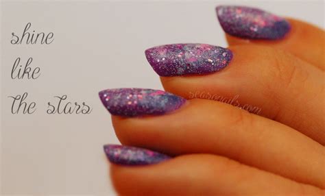 Super Easy Galaxy Nail Art Magellanic Clouds Nails Seasonails