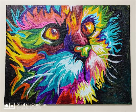 Artstation Abstract Cat Painting