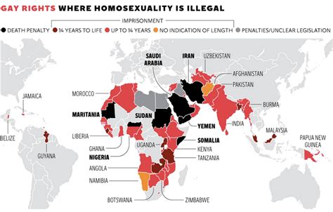 Countries With Laws Against Being Homosexual Mapporn
