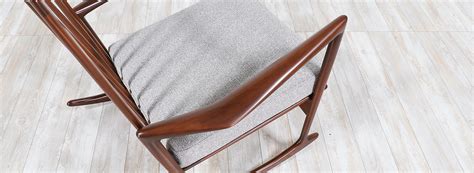 Two rare kofod larsen for selig leather lounge chairs. Danish Modern L.A. | Ib Kofod-Larsen Sculpted Rocking ...