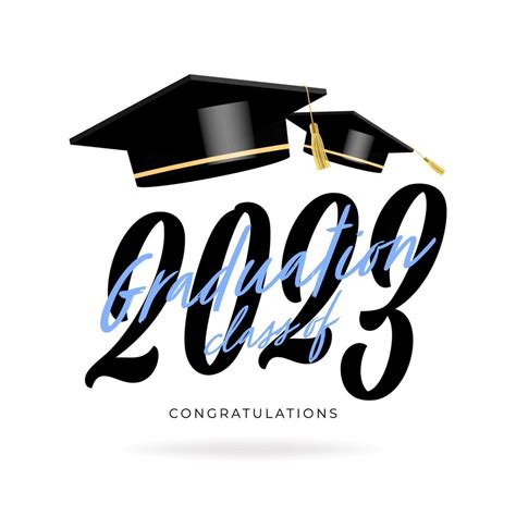 Pancarta De La Ceremonia De Graduación Clase De 2023 Felicitaciones