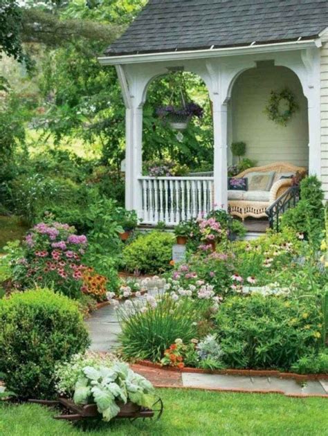 42 Fantastic Cottage Garden Ideas To Create Cozy Private Spot Cottage Garden Design Backyard