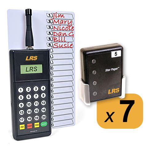 Staff Pager System Kits With 5 20 Pagers By Long Range Systems