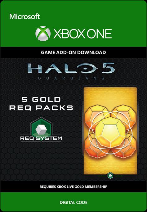 Halo 5 Guardians 5 Gold Req Packs Gamestop