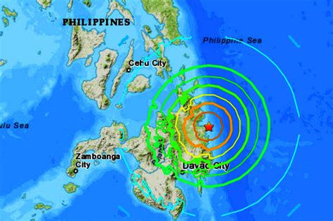 Tsunami Warning Up In Surigao Del Sur Davao Oriental After M69 Quake Abs Cbn News