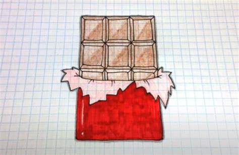 How To Draw A Chocolate Bar Step By Step Wp