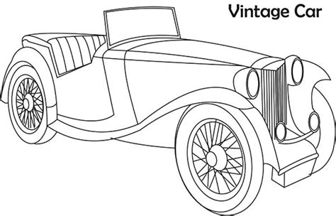 Pin On Antique Car Coloring Pages