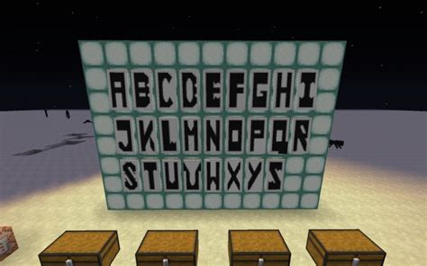 How To Make Letter Banner In Minecraft