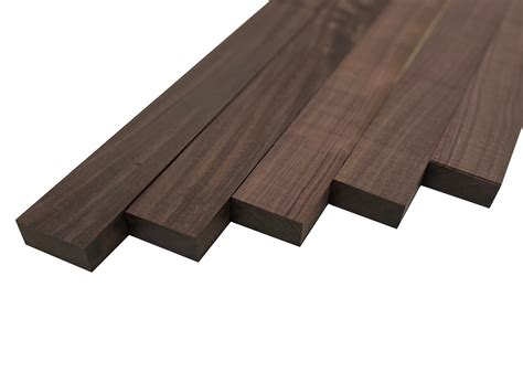 Pack Of 5 34 Lumber Boards Katalox Mexican Royal Ebony Cutting Board Blocks Exotic