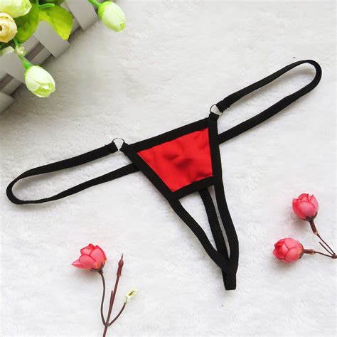 Micro Bikini Transparent pour Femme, Culotte Sexy, String, Lingerie