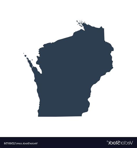 Wisconsin Silhouette Vector At Collection Of