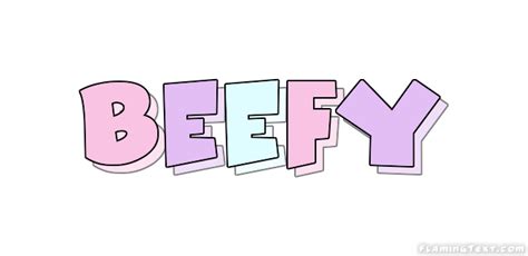 Beefy Logo Free Name Design Tool From Flaming Text