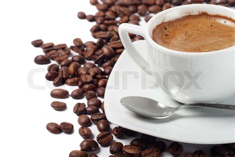 Frischer Kaffee Stock Bild Colourbox