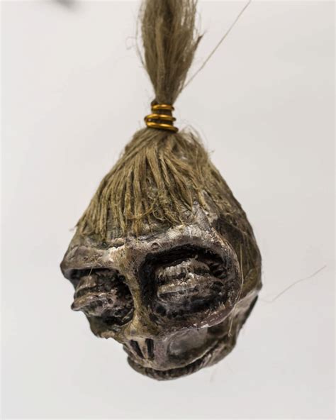 Shrunken Head Tsantsa Beetlejuice Sculpture Etsy