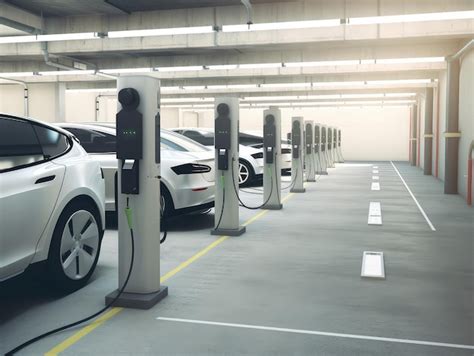Premium Ai Image Charging Stations For Electric Cars Generative Ai