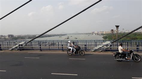 Howrah Bridge Capture From Vidyasagar Setu Stock Image Image Of