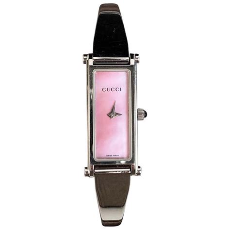 Gucci Vintage Stainless Steel Wrist Watch Mod 1500l Quartz At 1stdibs