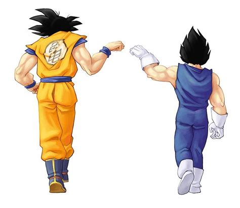 Bros Goku And Vegeta Fist Bump By Brofistdbz Dragon Ball Z Dragon Ball Goku Wallpaper