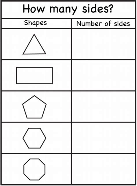 Our shapes worksheets are designed to teach the basic shapes such as circle, square and oval as well as more advanced geometric shapes like rectangles, triangle, and pentagon. Basic shapes worksheet