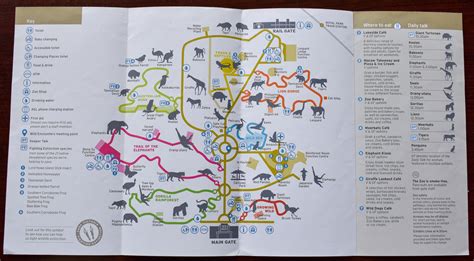 Melbourne Zoo Map 2018 Zoochat