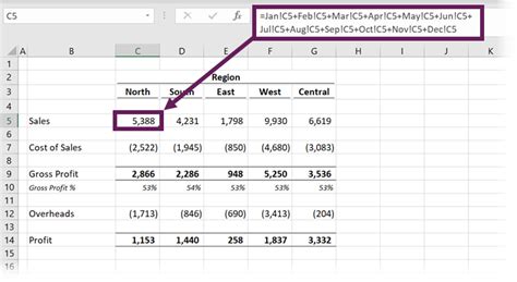 Totaling Sheets In Excel