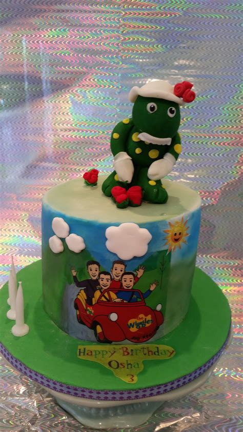 My Wiggles Cake With Dorothy The Dinosaur Wiggles Cake Wiggles