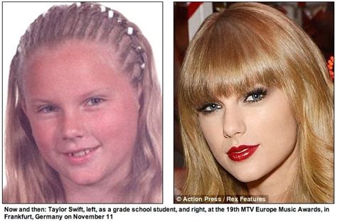 Pictured Taylor Swift As A Rosy Cheeked Schoolgirl With Cornrows
