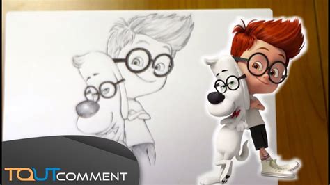 Comment Dessiner Mr Peabody Et Sherman How To Draw Mr Peabody And