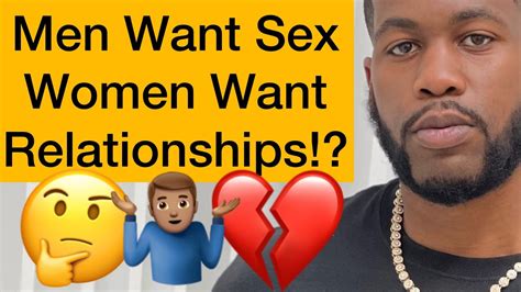 Men Want Sex And Women Want Relationships Youtube