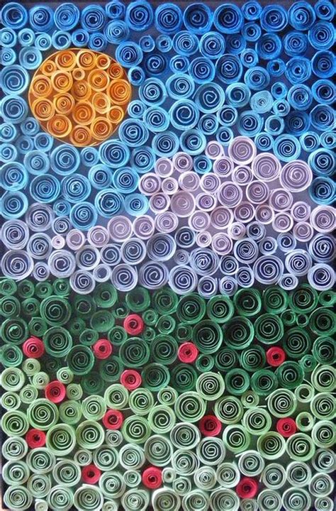 Rolled Up Paper Art Rolled Paper Art Quilling Paper Craft Paper Art